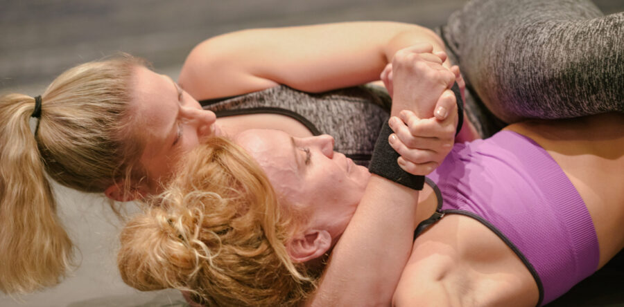 Newer Female Grapplers, Pins And Headlocks, Perfect The Basics