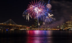 San Francisco Winter Block Party, Look Up Into The Night Sky, Let’s Glow SF Holiday Light Show